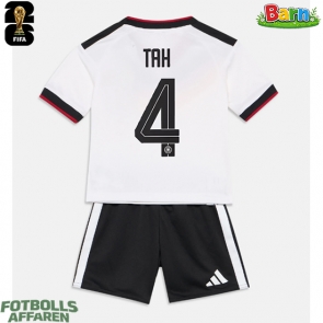 Tyskland Jonathan Tah #4 Hemmaställ Barn VM 2026 Kortärmad (+ Korta byxor)